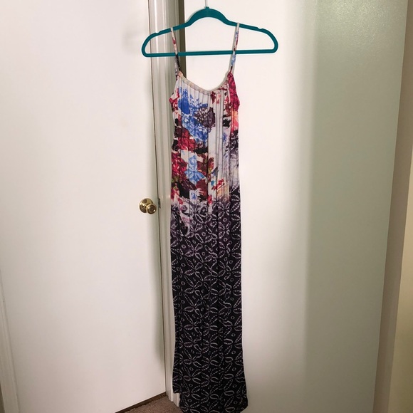 Free People Multi Color Maxi Dress With Open Back - Picture 3 of 8